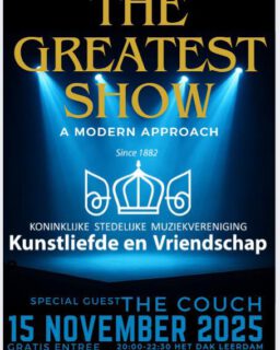 15 november is ons najaarsconcert. Dit keer samen met een echte band: @thecouch_band 

Wij hebben er zin in! Zien we je dan?