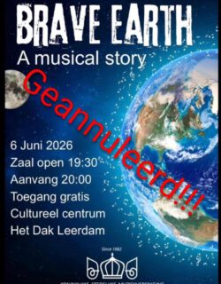 Wegens omstandigheden kan ons concert van morgenavond helaas niet doorgaan